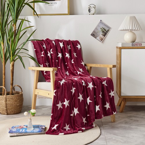 Soft Lightweight Throw Blanket Fleece Flannel Blankets For Couch Sofa Bed 50x60 - Picture 36 of 71