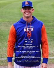 Carson Seymour New York St Lucie Mets Unsigned Minor League Baseball 8x10 Photo