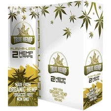 True Hemp All Natural Non GMO 2 Count Per Pouch Pack of 25 (Flav-R-Less)
