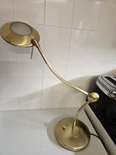  Art Deco Style  Brass Adjustable Long Neck Brass SEARCH  Lamp Table/ Lampshade 