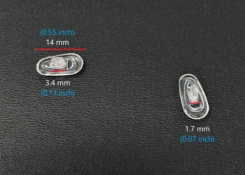 10x Nose Pads For Eyeglasses Silicone Easy Push On 5 Pairs Quality USA SHIPPING - Picture 3 of 4