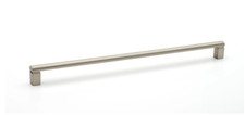 Alno Vogue 12" Center to Center Handle Cabinet Pull Satin Nickel A430-12-SN