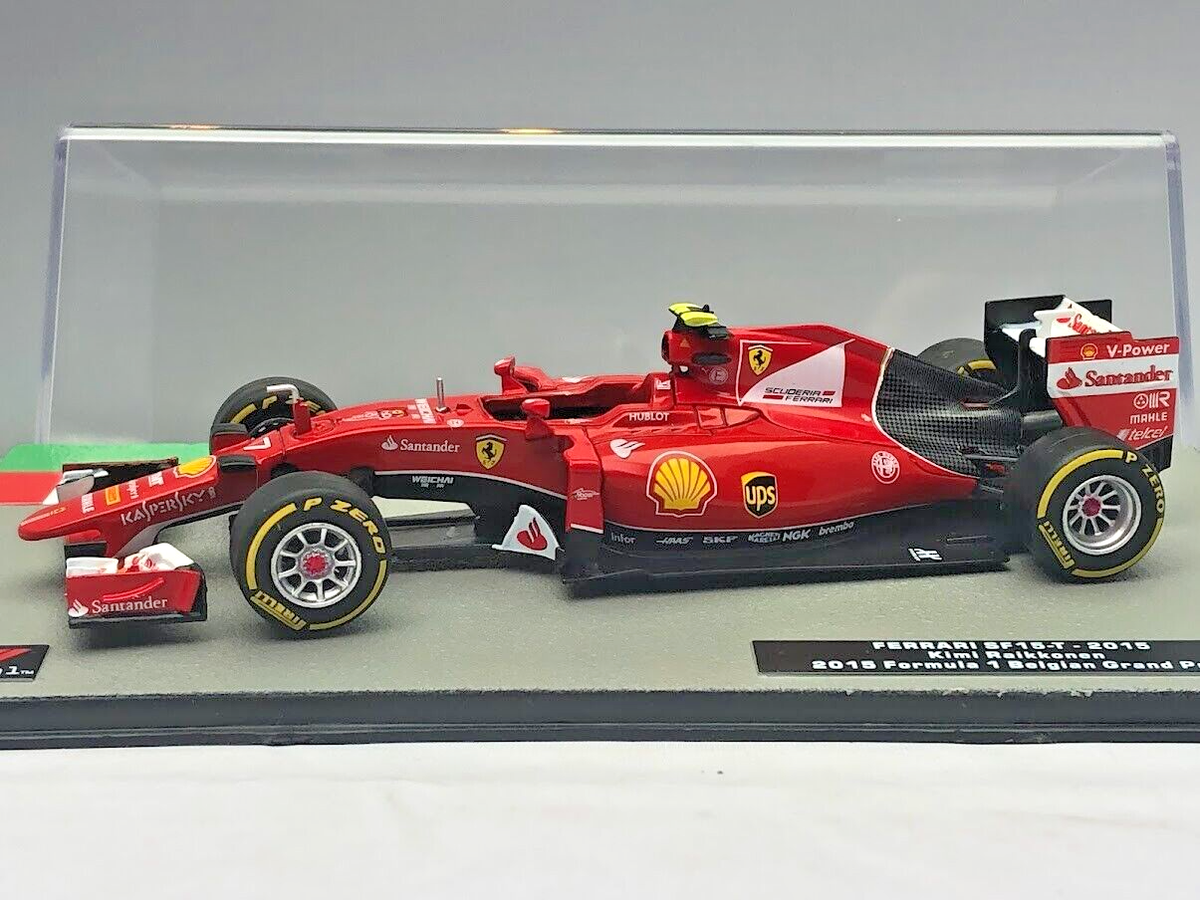 7 2015 Ferrari SF15-T Kimi Raikkonen Belgian GP 1/43 Diecast