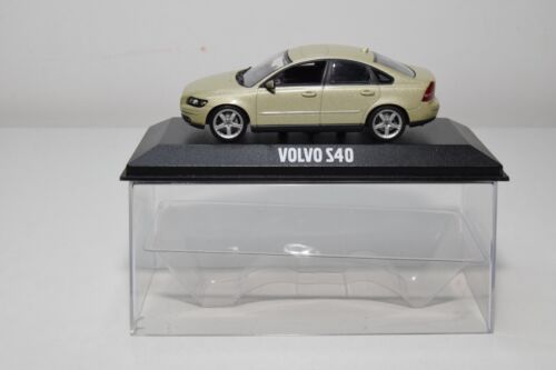 B42 1:43 MINICHAMPS VOLVO S40 MET. SCATOLA RIVENDITORE CHAMPAGNE NUOVA CON SC... - Foto 2 di 20