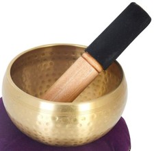 Himalayan Meditation Buddhist Singing Sound Bowl With Wooden Stick 4.4''