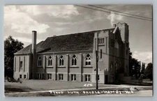 Westby Wisconsin WI Synod Lutheran Church Real Photo Postcard RPPC 1930-50