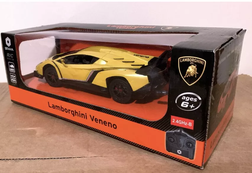 Braha Lamborghini Veneno Scale 1 24 Full Function R C Yellow