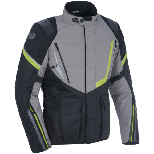 Oxford Montreal 4.0 DRY Motorcycle Motorbike Waterproof Textile Jacket- Grey - Afbeelding 1 van 5