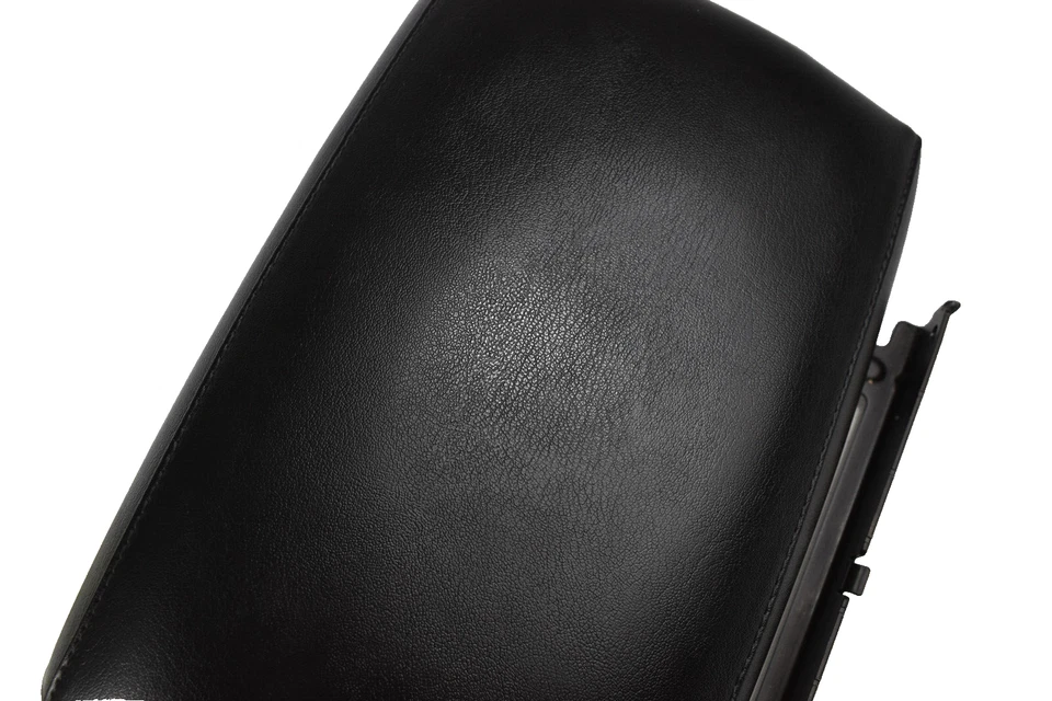 Nissan Máxima 2004-2006 consola central cuero negro tapa reposabrazos emergente OEM Foto 3 de 4