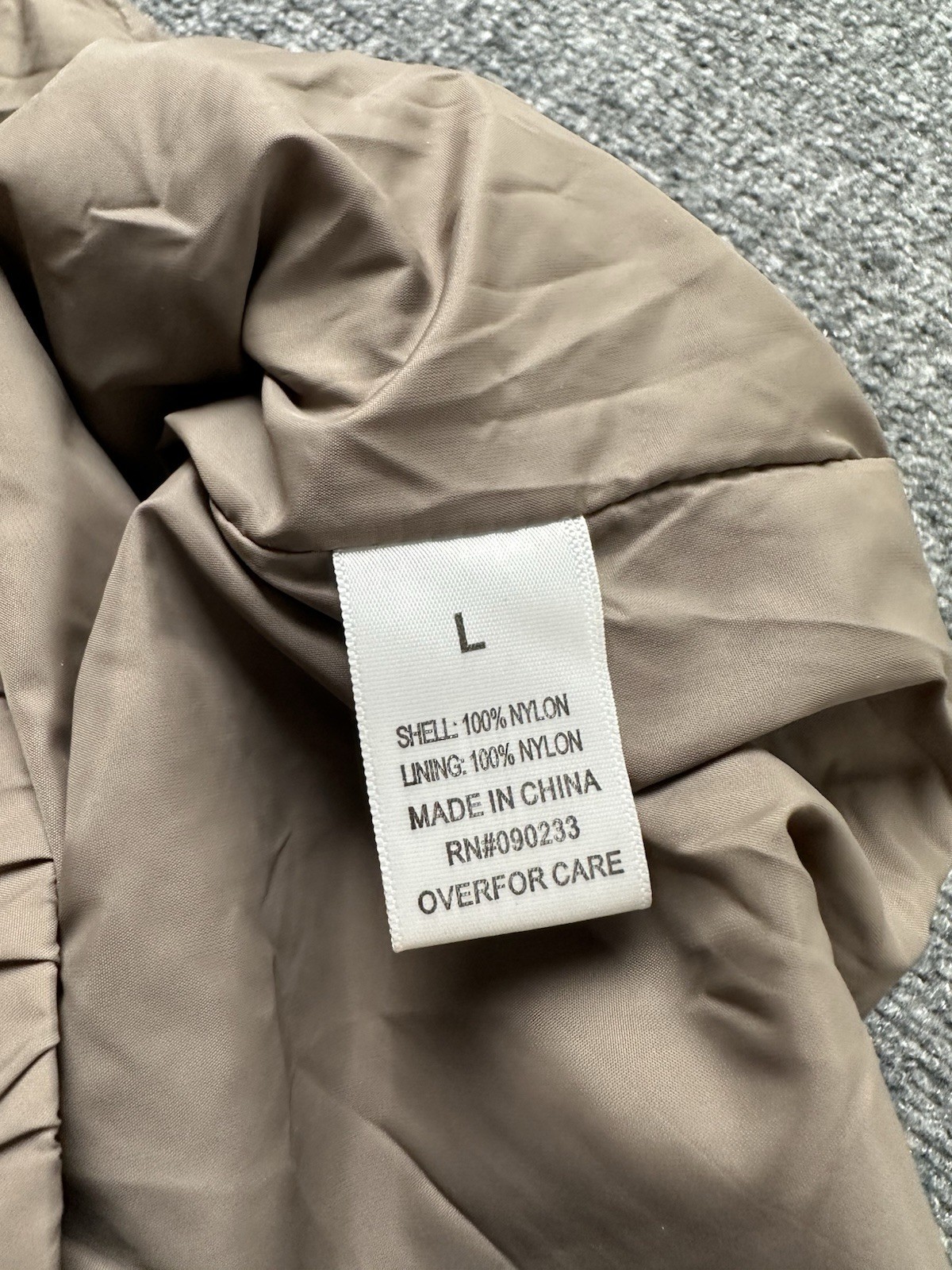 Mens ARC Performance Zip Jacket Brown Lightweight… - image 5