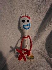 Disney Store Toy Story 4 Forkie Plush Stuffed Toy W/ Bendable Arms 11  