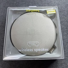 Heyday Round Lightweight Wireless Bluetooth Speaker 16H Playtime 33Ft Range
