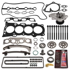 Complete Timing Chain Kit w/ MLS Head Gasket for Toyota Camry 2.4L 2AZFE 2002-09