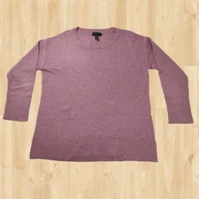 Ellen Tracy エレン・トレイシー ピンクのプルオーバーストレッチカジュアルセーター 女性サイズ 中くらい 