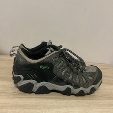 Oboz Sawtooth II Low Hiking Shoes Womens Size 9.5 Gray Green Outdoor Trail Boots