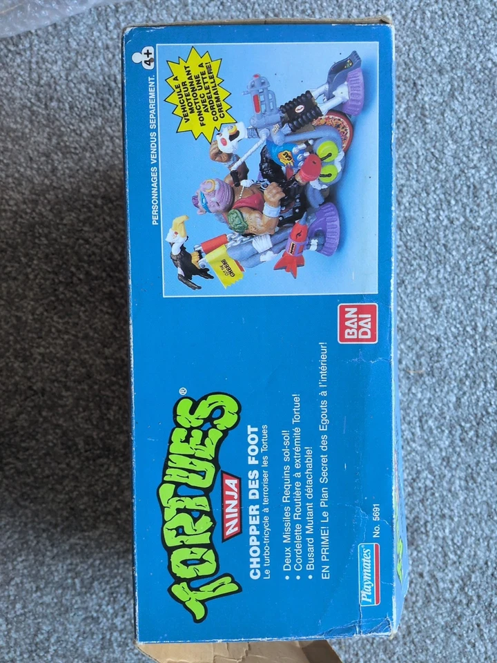 Playmates Toys Teenage Mutant Ninja Turtles, Tortues Ninja box euro version. - Image 2 of 4