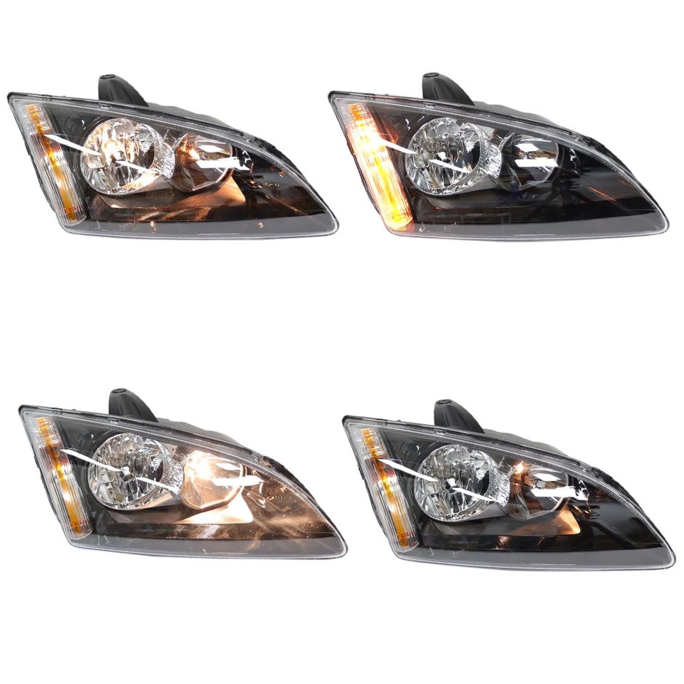 Für Ford Focus 2 MK2 2004-2008 Scheinwerfer Hauptscheinwerfer Vorne Rechts+Links - Bild 2 von 4