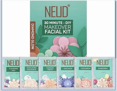 NEUD Xpose Yourself 6-Step Diy Diamond Facial Kit For Women - 60 Gramm