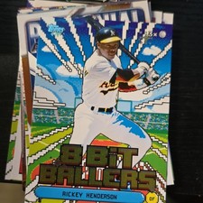 2026 Topps Series 1 Celebration - Rickey Henderson 8-Bit Baller #8B-17 Athletics