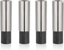 4 Pack 1/4" to 1/8" Collet Adapter, High-Carbon Steel Collet Router Converter