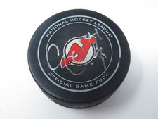 Eddie Lack Autographed Signed New Jersey Devils Official NHL Hockey Puck