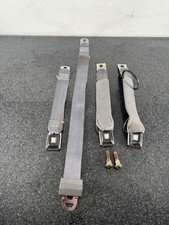 1987-1996 Obs Ford F150 F250 Front Bench Seat Belt Buckle Set Ford Oem Opal Gray