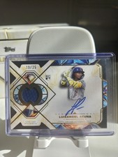 2025 Topps Luisangel Acuna Diamond Icons Single Player Auto Relic Card 19/25