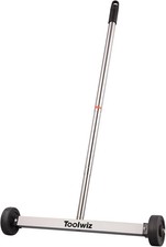17" Magnetic Pick Up Sweeper 8.8lb Pull Force Rolling Heavy Duty for Yard