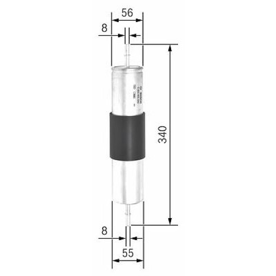 Bosch Fuel Filter for BMW 3 E36 M3 3.2 236 10/95-01/98 | BMW 3 Coupe E36 M3