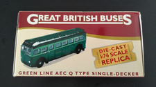 Green Line AEC Q Type Single decker - Atlas Great British Buses - scale 1:76 NEW