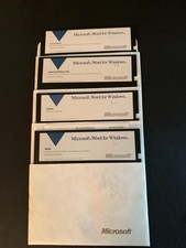 Microsoft Word Version 1.1 For Windows 5.25 Inch Floppy Vintage Computing
