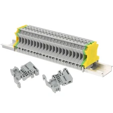 Rail Connector Din Terminal Block Marking Set Low Voltage Disconnect