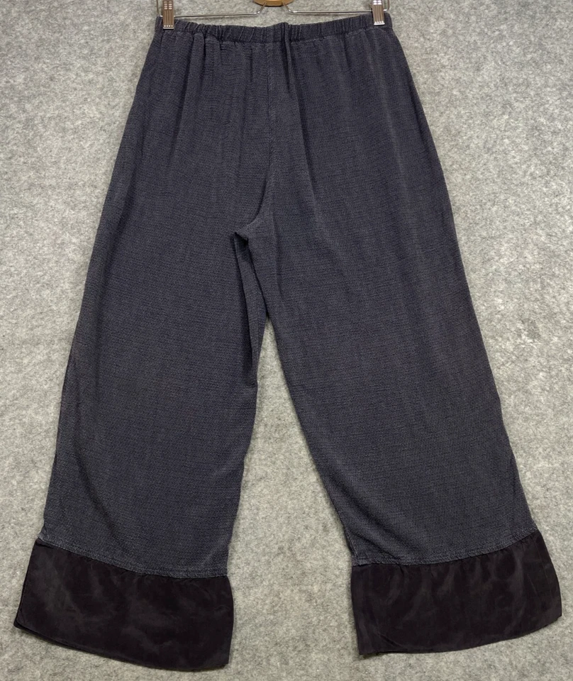 Pantalones Body Mujer M Gris Pierna Ancha Lagenlook Boho Hada Capricho Pull On Foto 4 de 4