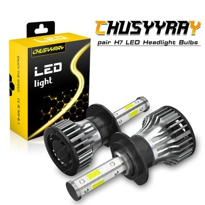 2x H7 LED Headlight Bulbs High/Low Beam For 2016-2018 Mercedes-Benz GLE350
