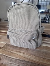 Hollister Mini Back Pack Tan Black Soft Cordu...