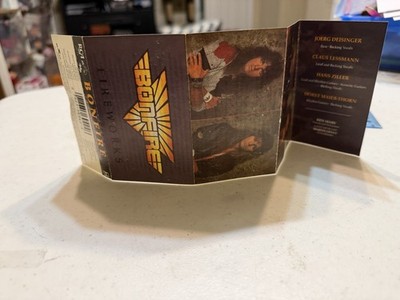 Bonfire Fireworks Cassette Tape 1987 RCA Hair Metal Hard Rock Germany