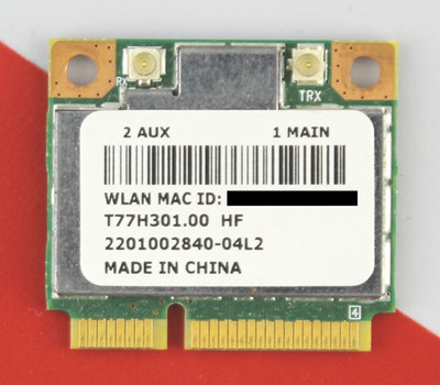 Dell Dw1506 - Anatel Atheros AR5B125 (WIFI / WLAN / Bluetooth Karte)