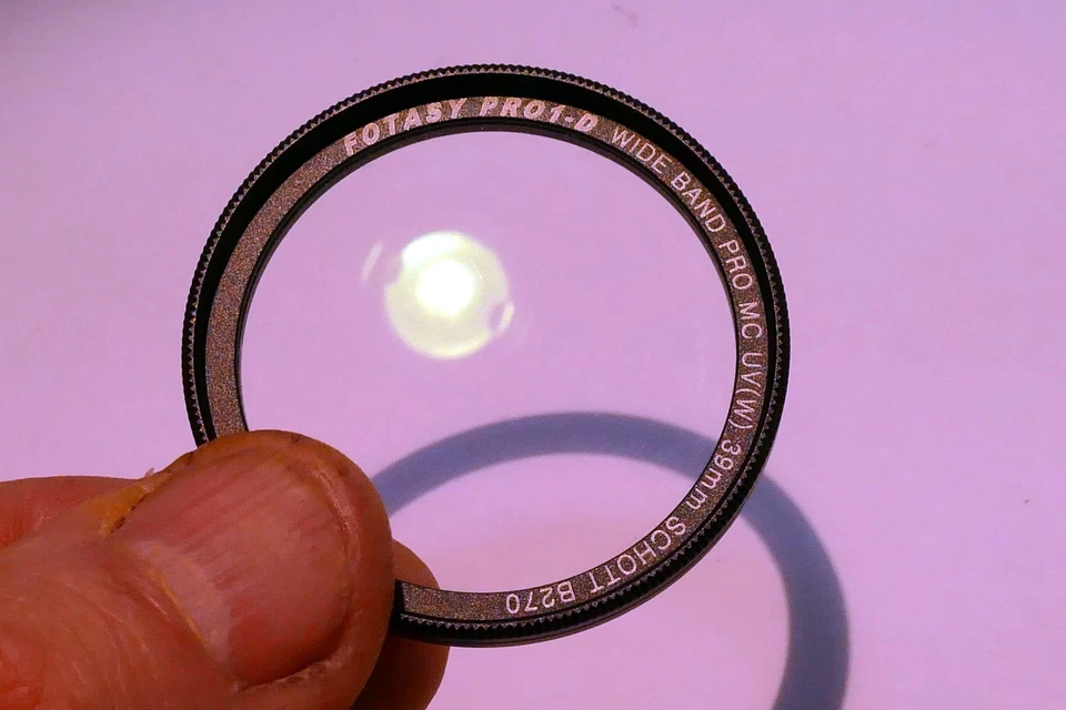 39mm Fotasy Pro-1 UV Lens Filter clear multi-coated wide band MC  slim - Image 2 of 4