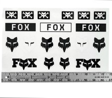 Fox Racing Track Pack Sticker Kit - 19 Decals - Legacy Head Victory Logo