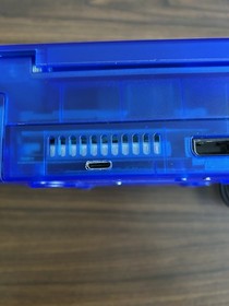 clear blue HDMI MOD Sega Dreamcast Launch Edition Console 