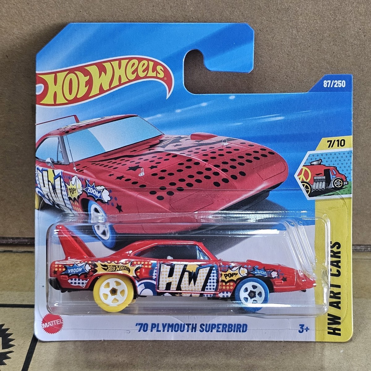 HOT WHEELS 70 PLYMOUTH SUPERBIRD SHORT CARD CASE K 2025 SERIES HW