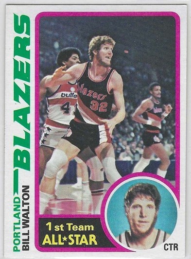 1978-79 TOPPS BILL WALTON CARD (TRAIL BLAZERS) #1