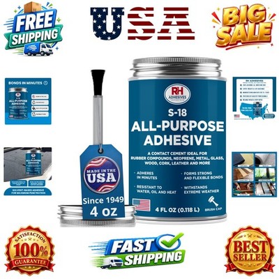 4 oz. can - Multi-Purpose, Rubber, Metal, Leather, Felt, Wood, Neoprene, Glas...