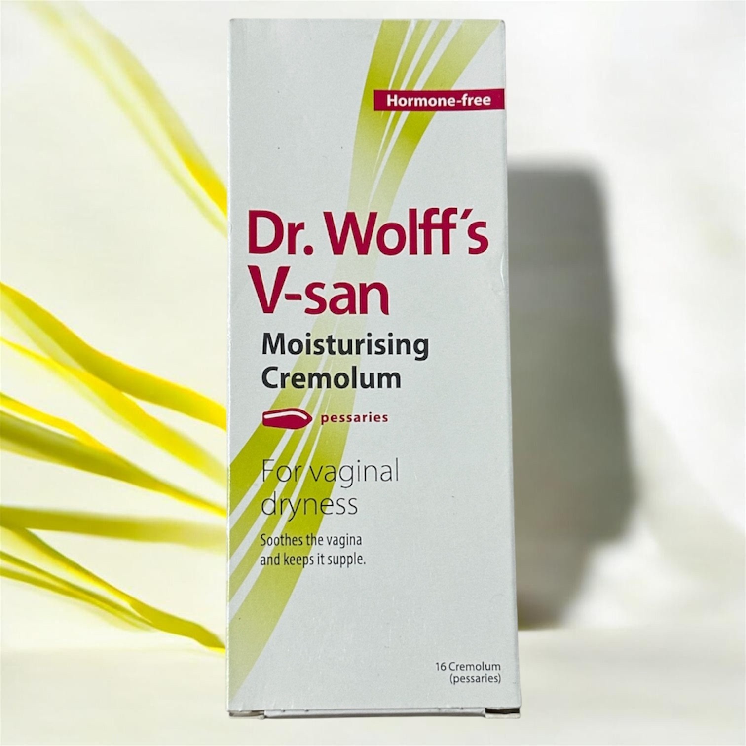 Dr Wolff'S V-San Moisturising Cremolum for Vaginal Dryness 16 Pcs  Hormone-Free