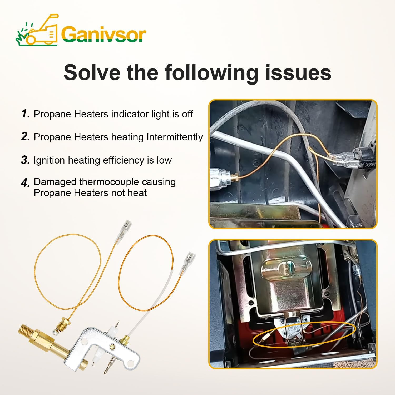 F278527 Pilot Assembly Portable ODS for Mr.Heater Big Buddy MH18B MH9B MH9BX and