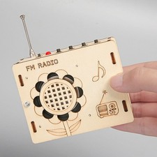 Wooden Mini Radio Science Experiment Kit for Kids