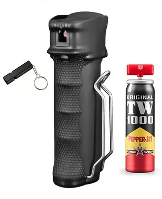 CARL HOERNECKE Pfefferspray JET,Tierabwehr,Super Garant Professional,Ersatzdose+Notpfeife-TOP-!