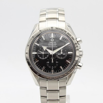 [2894] Omega Speedmaster 42mm - 3551.50 Broad Arrow Box&Papiere 2001 Sehr Gut