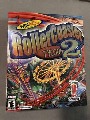 RollerCoaster Tycoon 2 (PC, 2002) Small Box - RARE!! Brand New Factory Sealed