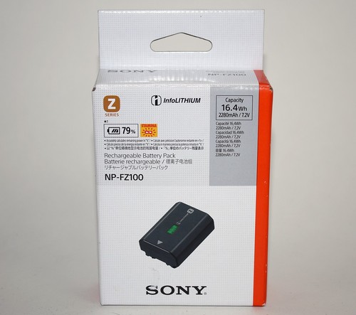 Sony NP-FZ100 InfoLithium Battery for A1, A9, A9 II, A7R III, A7R IV, A7S - NEW!